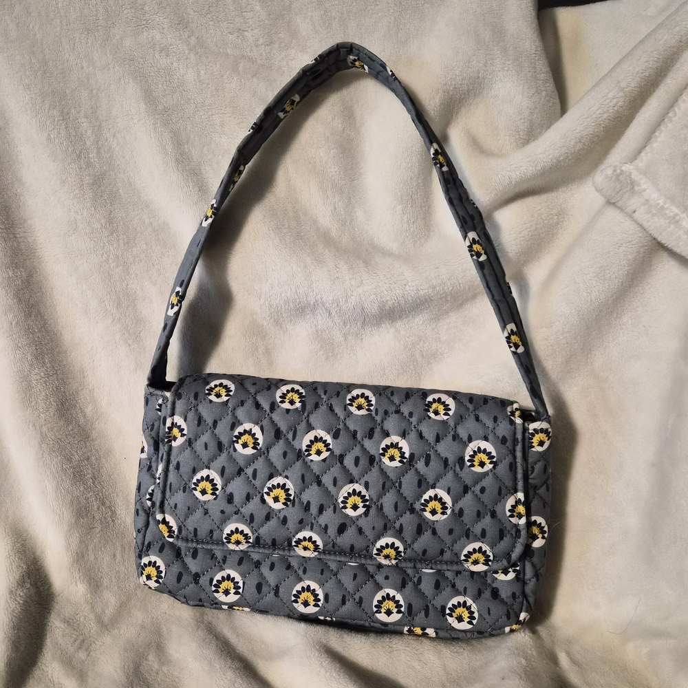 Vera Bradley Sun Valley Quilted Mini Flap Bag - Retired Pattern